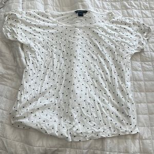 Star print tee shirt